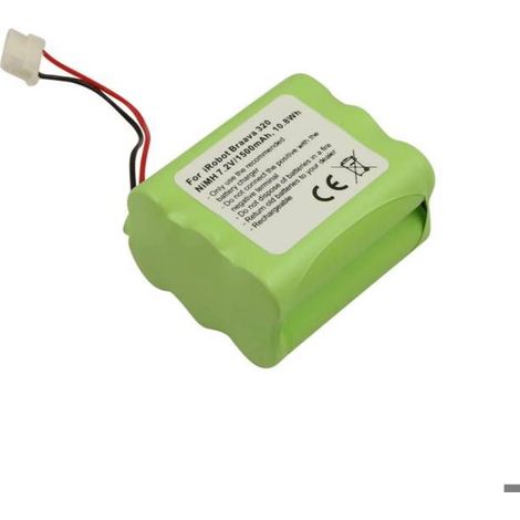 Batterie pour Aspirateur iRobot Braava 320 7,2V 1500mAh NiMH (1/3)