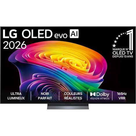 Téléviseur LG OLED77C6LA 77 pouces OLED evo 4K 165 Hz VRR