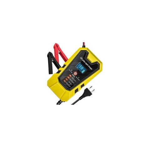 Chargeur de batterie intelligent 12V 6A – Écran tactile LCD – Protection multiple – Technologie de réparation par impulsions (1/5)