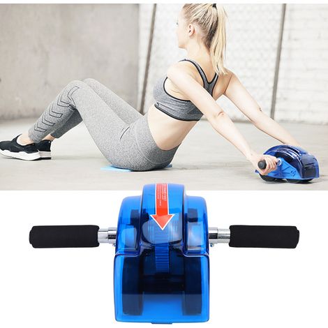 Appareil de musculation abdominale à quatre rouleaux, équipement de fitness pour la maison et la salle de sport, avec accessoires (1/5)