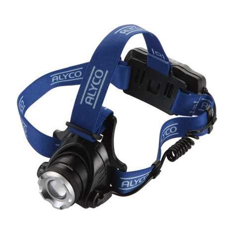 Linterna frontal recargable aluminio-plástico LED 5W ALYCO (1/5)