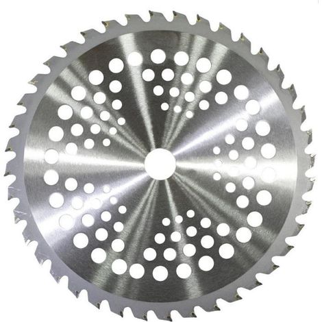 Lama 40 denti in widia decespugliatore modello standard 255 mm foro 25,4 mm