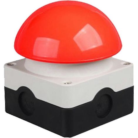 Interrupteur à pédale d'arrêt d'urgence 1NO+1NC, bouton champignon, étanche, à réarmement automatique, interrupteur à pédale manuel (1/5)