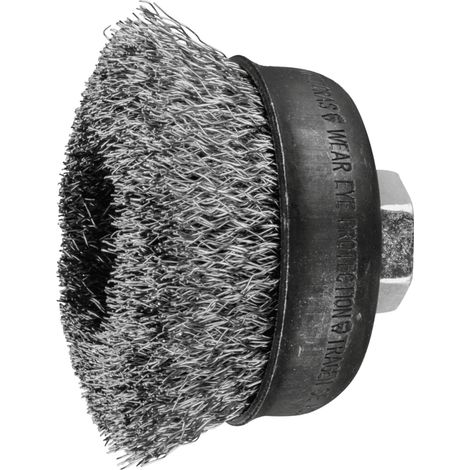 PFERD TOOLS Topfbürste ungezopft TBU Ø75mm M14 Edelstahl-Draht-Ø0,30 Winkelschleifer 5 Stk