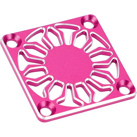 Cache-ventilateur universel en alliage d'aluminium pour moteur RC, dissipateur thermique 30x30mm, rouge rose (1/5)