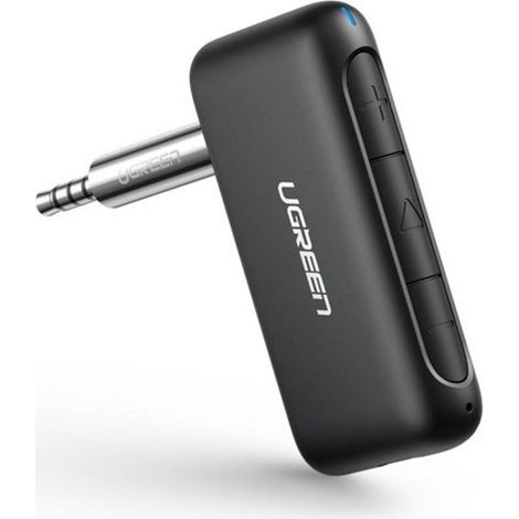 Ricevitore audio ugreen bluetooth 50 mini jack aux per auto - nero