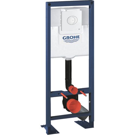 GROHE-Bati Soporte WC Placa Mandos Ancho Reducido Skate Air Horizontal-Alpine Blanco