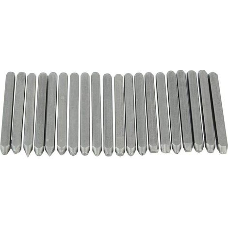 Poinçon en Acier au Carbone, Outil de poinçon en métal de poinçon de Motif de poinçon de modèle de poinçon Outil de poinçon de l'ensemble de poinçon pour Bijoux Outil( 20 Costumes), (1/5)