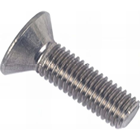 Vis métaux tête fraisée 6 pans creux 4 x 12 mm INOX A4 - Boite de 200 pcs - Fixtout VFHC04012A4L80