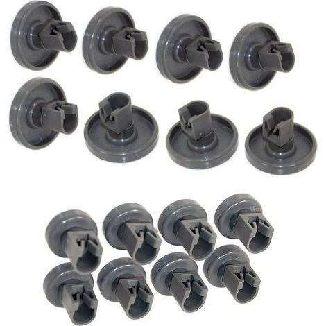 Electrolux Geschirrspülerrollen – Komplettes Universal-Rollenset für Ober- und Unterkörbe – Kompatibel mit Faure, Zanussi, AEG, Electrolux (1/4)