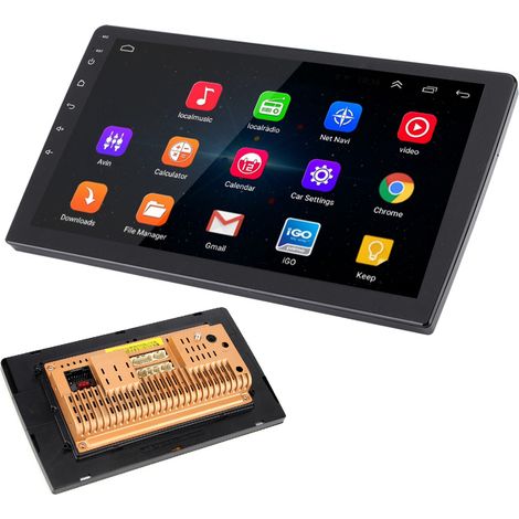 10-Zoll-Universal-Auto-GPS-Navigationssystem mit 1 GB + 16 GB kapazitivem Touchscreen für Android 8.1 (1/5)