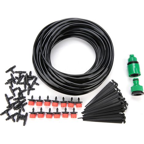 Kit Irrigation Goutte A Goutte - Tuyau 20m Arrosage Automatique - Pour Jardin Balcon Serre - Ensemble Complet (1/5)