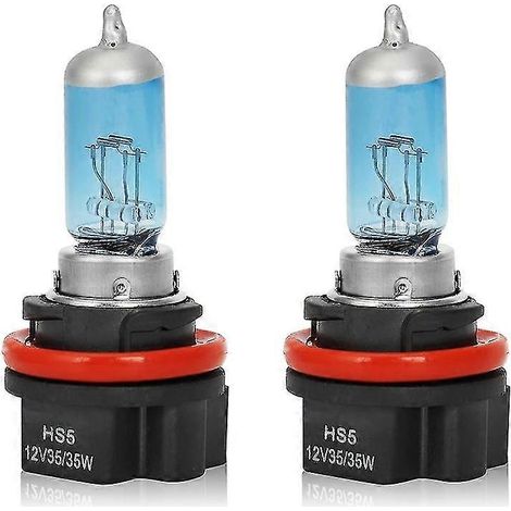 2er-Pack HS5 Halogen-Scheinwerferlampen, weiß, 12 V, 35/35 W, für Honda PCX 125, PCX150, PCX 125 und Suzuki V50, V50G (1/5)