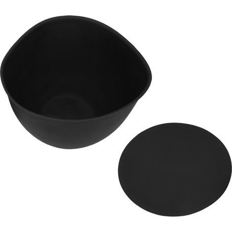 Doublure bol silicone compatible KSM150 KSM180 KSM170 KSM160 KSM155 robot pâtissier 5QT avec couvercle rechange antiadhésive noire (1/5)