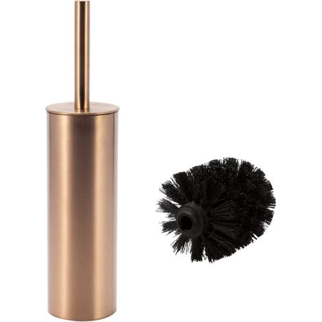 Spazzola WC in acciaio inox, larghezza 8,9 cm oro rosa spazzolato + ricambio (SATDSTETKAKBRG-R)