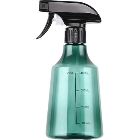 Sprühflasche aus Kunststoff mit Skala und verstellbarer Düse, 500 ml, ideal für Reinigungslösungen, geeignet für den Hausgebrauch. (1/4)