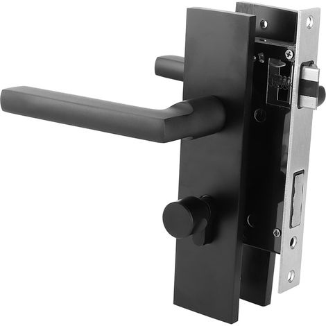 Aluminum Hardware Bedroom Carcero Puerta Black Doors Knobs Screw Space
