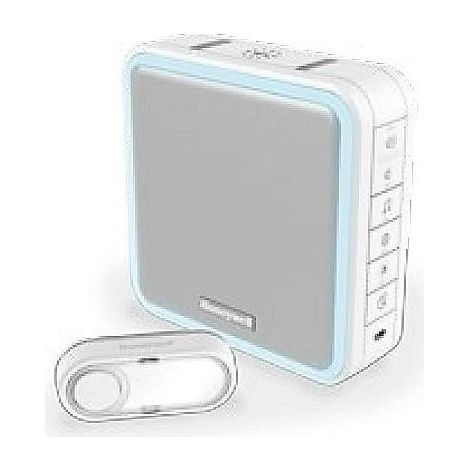 Honeywell DC917S timbre inalámbrico blanco y gris