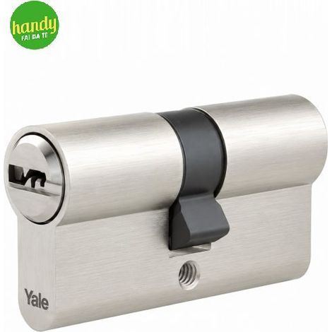 Cilindro Assa Abloy Yale 1000 Frizionato 30-50 mm Nichelato Profilo Europeo 80 mm
