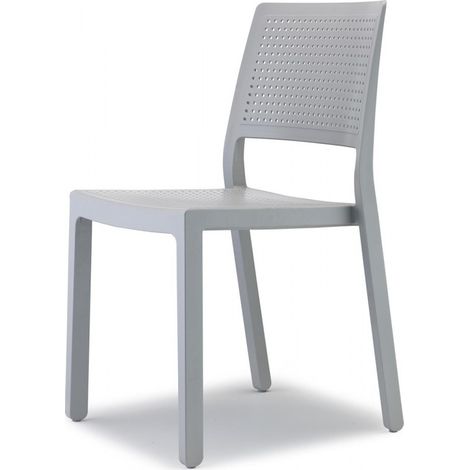 Sedia EMI confezione 6 pezzi grigio chiaro (1/4)