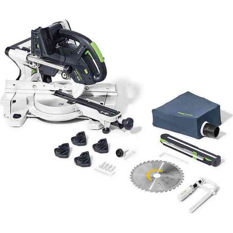 FESTOOL KSC 60 EB-BASIC (577775) 18v Slide compound mitre saw 216mm blade (1/3)