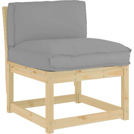 Maison Exclusive - Kissen Oxford-Stoff Grau 70 x 40 x 12 cm (1/5)