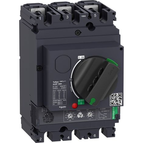 TeSys GV - disjoncteur moteur - 70 à 150A - 70kA - 3P - magnéto-thermique (1/2)