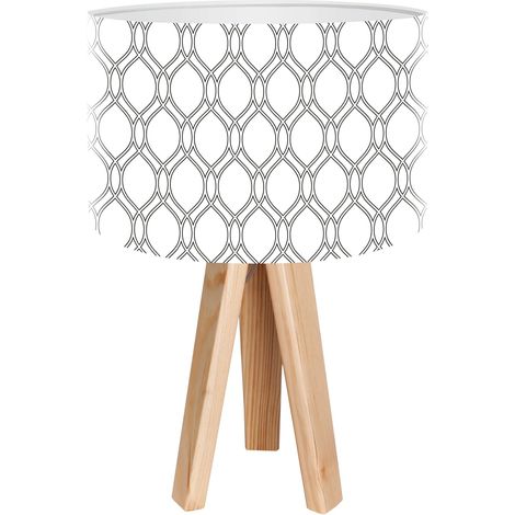 Lampe de chevet stamps foto-199 - Bois clair (1/3)