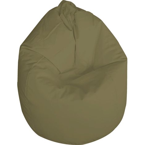 Poltrona Sacco Pouf in poliestere 70x110 cm Ariel Tortora