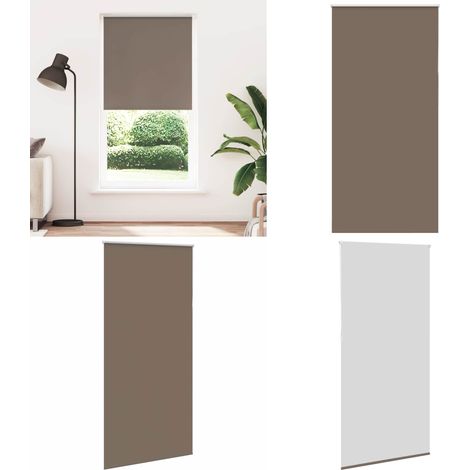 vidaXL Verdunkelungsrollo Kaffeebraun 110x210 cm Stoffbreite 105,7 cm (1/5)