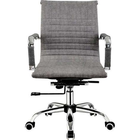 Silla despacho giratoria elevable acabado gris ceniza, 90-97 cm(alto)58 cm(ancho)64 cm(largo) (1/2)