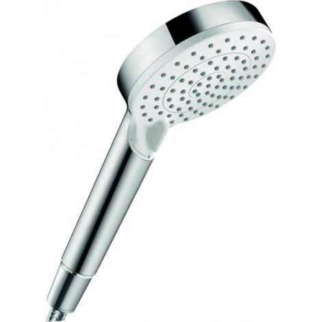 HANSGROHE Crometta Vario EcoSmart 100 Teleducha de 2 chorros, blanco/cromo 26332400