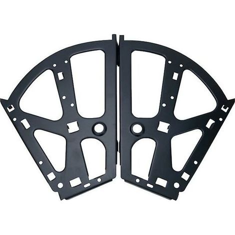 2 pièces/ensemble meubles de maison chaussures à charnière armoire à tiroirs rabat articulé cadre pivotant accessoires de support- (1/5)