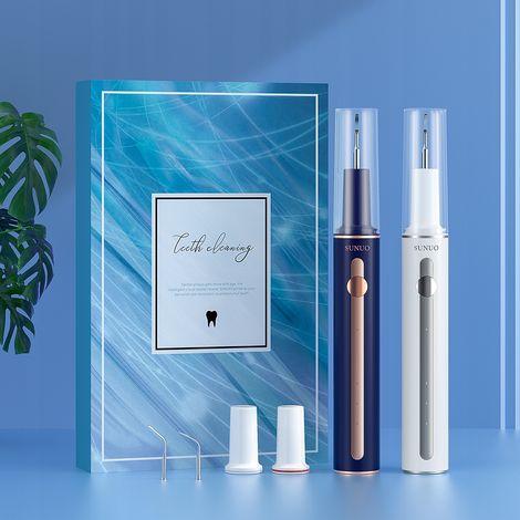 Limpiador dental ultrasónico, 1200 mAh, IP67, obsequios (1/5)