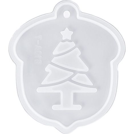 Stampo in silicone natalizio fatto a mano per candele, renne, -f