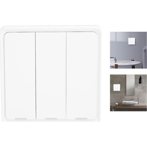 Interrupteur de Scène ZigBee 3 Boutons pour Maison [Interrupteur Scene] [Modèle ZS3] [Bluetooth/Wireless/Remote] (1/5)