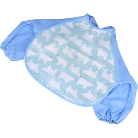 Tablier Pour Enfants Blouse D'Art Imperméable Vêtements De Protection Pour Peinture Robe Blouse Imperméable Pour Enfants 1 Pièce (1/5)