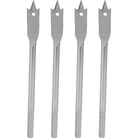 Jeu de 4 mèches plates à bois 12mm, forets à palette en acier haute carbone, outils de menuiserie manuels, accessoires de quincaillerie. (1/5)