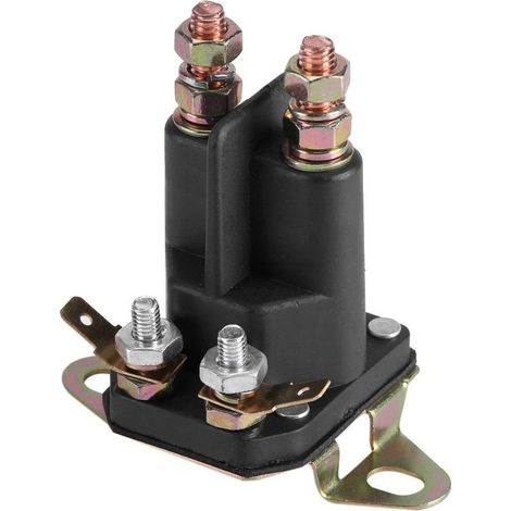 Solenoid de démarrage universel 4 Pôles 12V pour MTD 109946 146154 1753539 AM138497 (33‑334) (1/4)