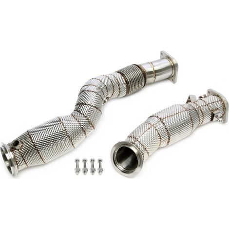 Downpipe Echappement Inox BMW Serie 3 M3 type G80 de 2020 a 2024-avec Cata-41151305 (1/2)