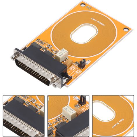Gelber RFID-Adapterchip für IPROOG+ Programmiergerät (1/5)