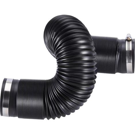 76mm retractable air intake pipe for car air intake modification, intelligent bending ventilation pipe (1/4)
