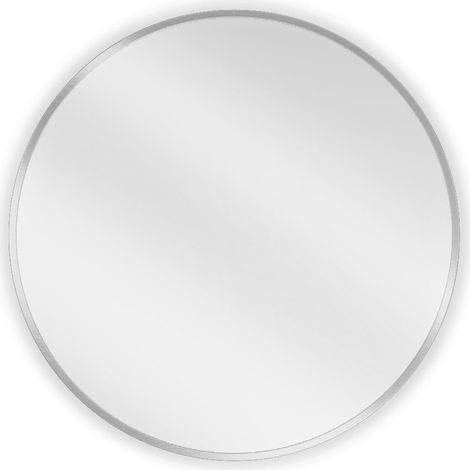 Mexen Loft specchio da bagno rotondo 60 cm, cornice inox - 9850-060-060-000-10 (1/5)
