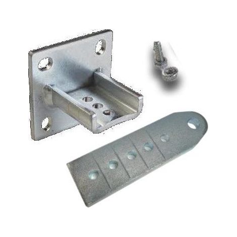 BFT SFR B completo - soporte ajustable (atornillado) para un poste para 1 actuador (N735002 00001)