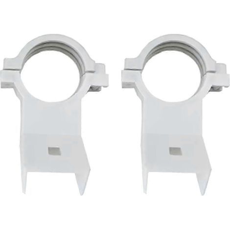 Lot de 2 supports de fixation LNB compatibles avec les antennes paraboliques en bande Ku, support en plastique de haute qualité de 20 mm WHBYV (1/4)