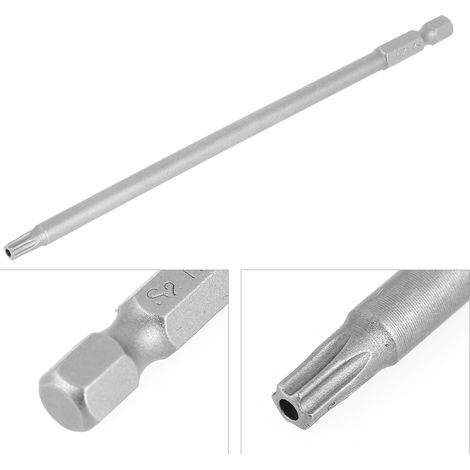 Kit de 5 embouts de tournevis magnétiques BST à queue hexagonale de 150 mm (1/4") T10-T30 (1/5)