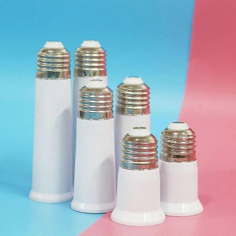 Adaptateur de douille E27 vers E27, rallonge pour lampe pour un meilleur éclairage - 95 mm