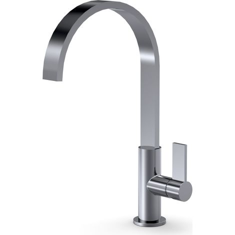 Foster 8480001. Tipo di beccuccio: Standard, Colore del prodotto: Cromo, Materiale del rubinetto: Ottone. Altezza sopra la superficie di fissaggio (max): 34,3 cm, Distanza tra foro di fissaggio e d...