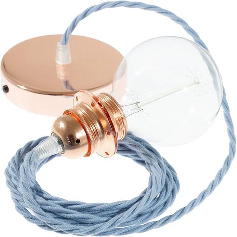 Lampe suspension Creative Cables tc53 câble textile 2 mètres (1/3)