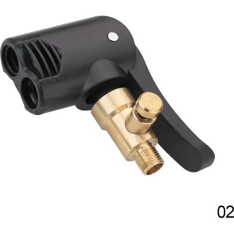 Embout de gonflage pneumatique pour pneus de voiture, raccord de valve à clip, adaptateur en laiton pour voiture, valve de roue de 8 mm, pompe de gonflage universelle00929-AquaForge